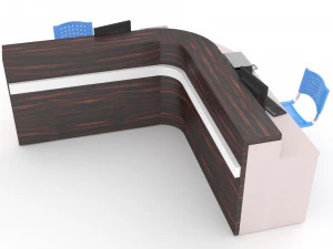 Balc&atilde;o de informa&ccedil;&otilde;es Modelo 3D