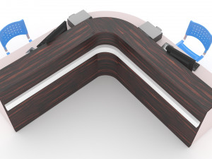 Information Desk 3D Model