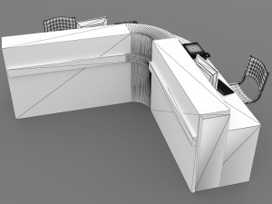 Information Desk 3D Model
