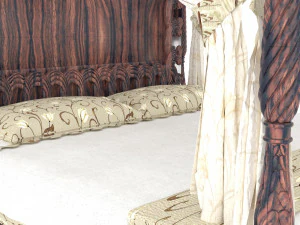 Bed of the Noble 3D Model