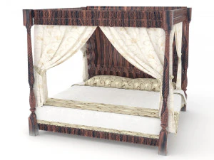 Bed of the Noble 3D Model