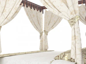 Bed of the Noble 3D Model