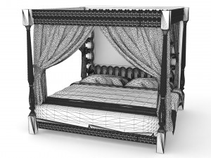 Bed of the Noble 3D 모델