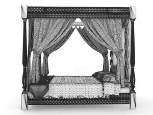 Bed of the Noble 3D Model