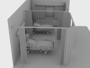 Hospital Room 2 3D Model