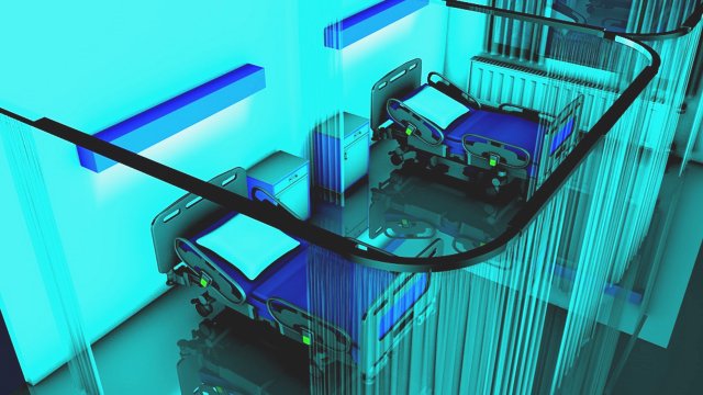 Hospital Room 2 3D मॉडल .c4d .max .obj .3ds .fbx .stl .blend 