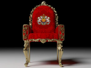 King Throne 6 - 4K 3D Model