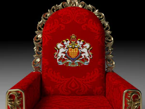 King Throne 6 - 4K 3D Model