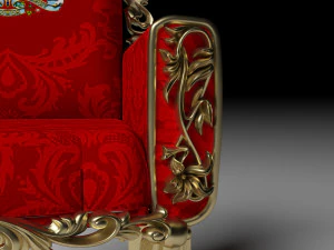 King Throne 6 - 4K 3D Model