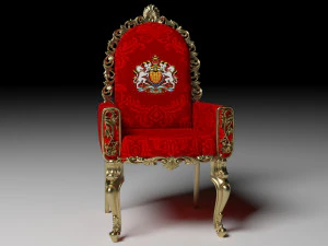 King Throne 6 - 4K 3D Model