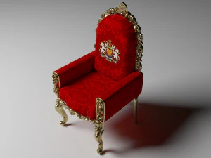 King Throne 6 - 4K 3D Model