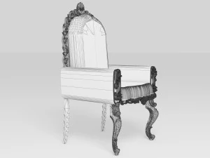 King Throne 6 - 4K 3D Model