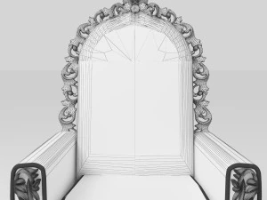 King Throne 6 - 4K 3D Model