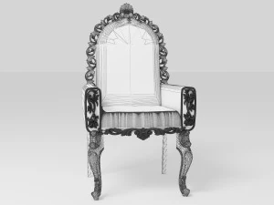 King Throne 6 - 4K 3D Model