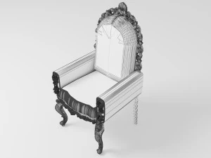 King Throne 6 - 4K 3D Model