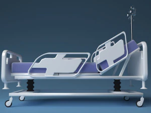 Cama de cuidados intensivos 2 Modelo 3D