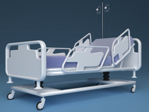 Intensive Care Bed 2 Modelo 3D
