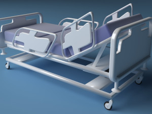 Intensive Care Bed 2 Modelo 3D