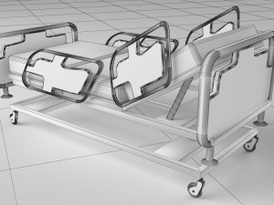 Intensive Care Bed 2 Modelo 3D