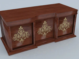 Classic Office Set 3D Model