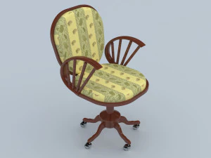 Classic Office Set 3D Model