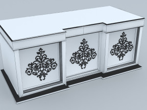 Classic Office Set Modello 3D