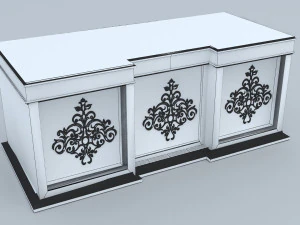 Classic Office Set 3D Model