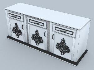 Classic Office Set Modello 3D