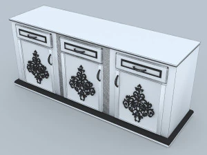 Classic Office Set 3D Model