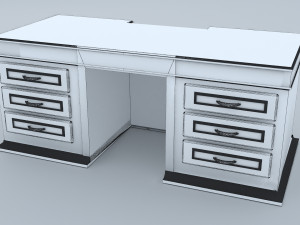 Classic Office Set Modello 3D