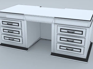 Classic Office Set 3D Model