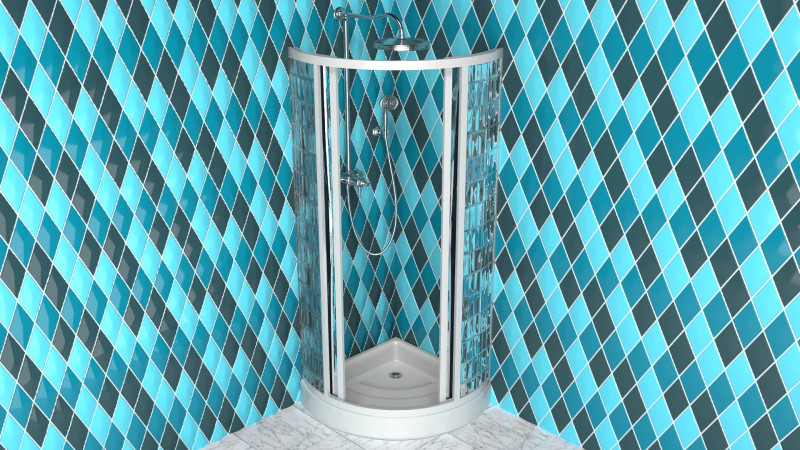 Shower 3D Model .c4d .max .obj .3ds .fbx .stl .blend 