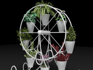 Decorative Flower Stand 3D 모델