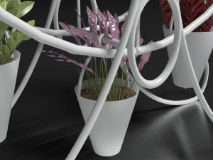 Decorative Flower Stand 3D Model