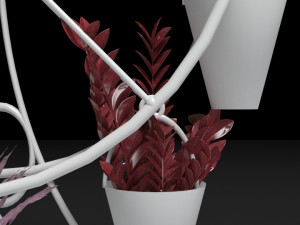 Decorative Flower Stand 3D 모델