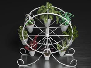 Decorative Flower Stand 3D Model
