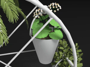 Decorative Flower Stand 3D Model