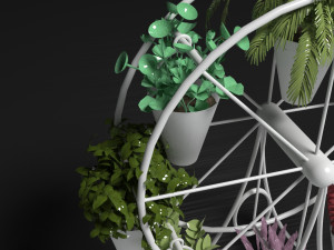Decorative Flower Stand 3D 모델