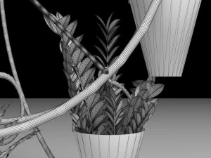 Decorative Flower Stand 3D Model