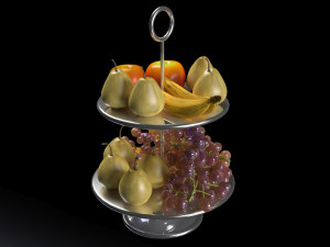 Fruit Basket 3D 模型