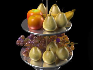 Fruit Basket 3D 模型