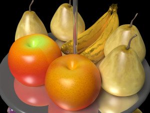 Fruit Basket 3D 模型