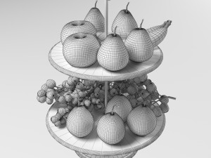 Fruit Basket 3D 模型