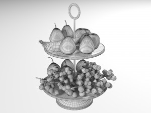 Fruit Basket 3D 模型