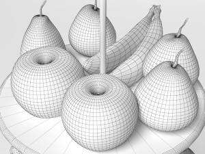 Fruit Basket 3D 模型