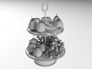 Fruit Basket 3D 模型