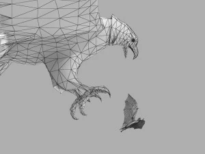 Eagle Attack 3D Model