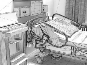 Intensive Care Unit 2 3D Model