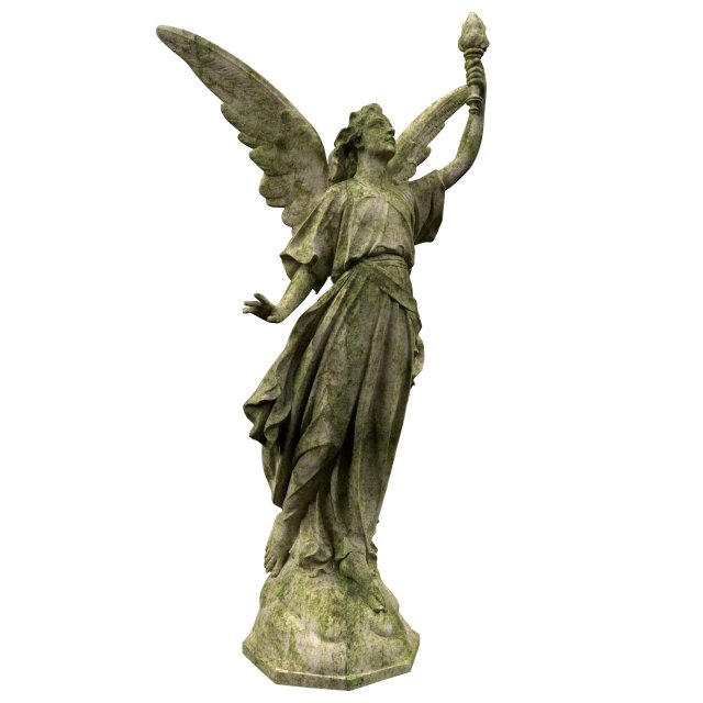 Statue of Lady Geo 3D-Modell .c4d .max .obj .3ds .fbx .stl .blend 