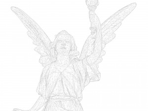 Statue of Lady Geo 3D-Modell
